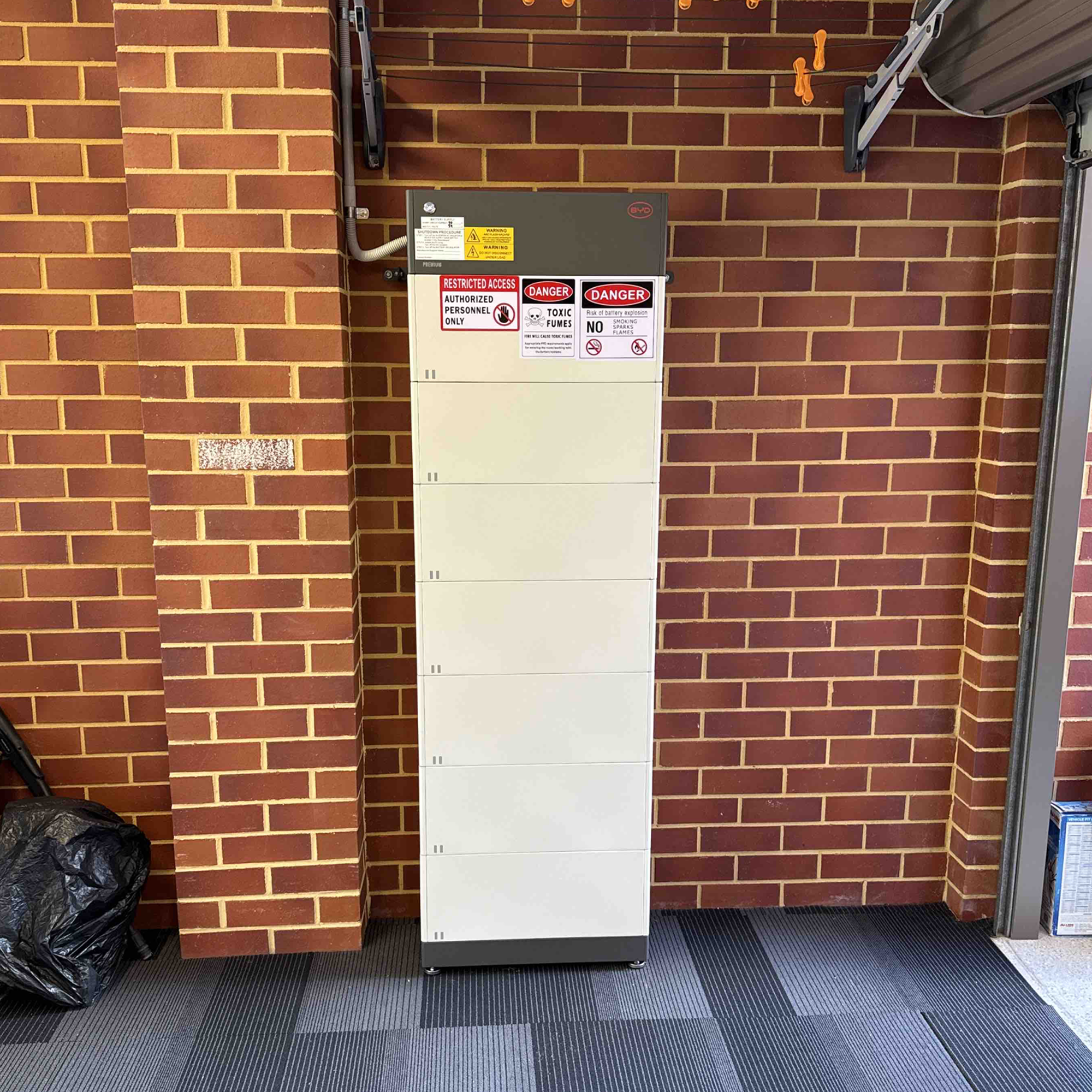 BYD Solar Battery Installation by Regen Power at Harvey Street, Burswood, WA 6100
