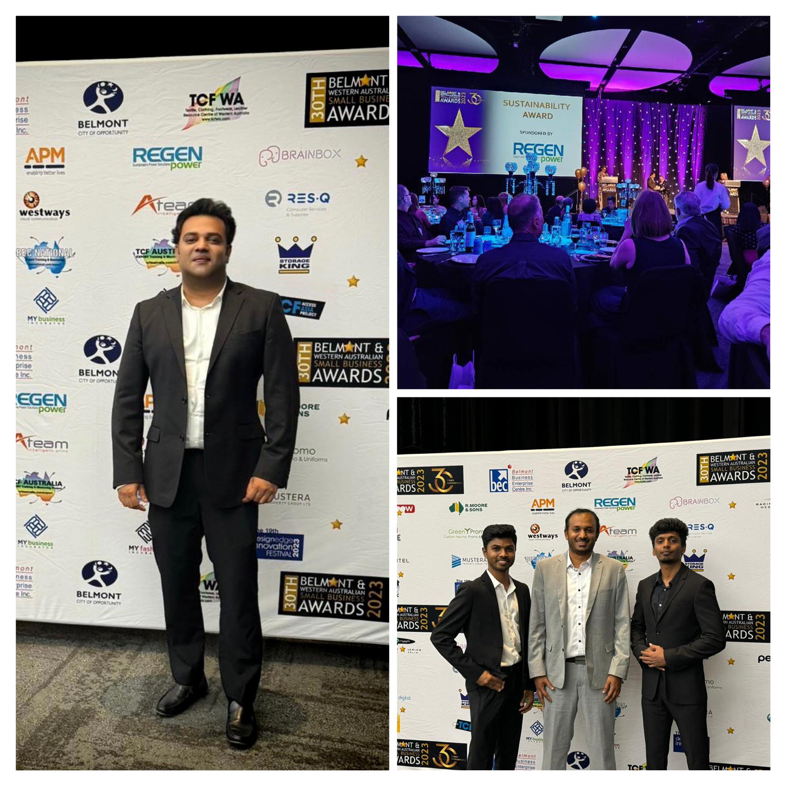 Congratulations to Earthside Eco Bums –Winner of the SUSTAINABILITY AWARD at the 30th Belmont & Western Australian Small Business Awards