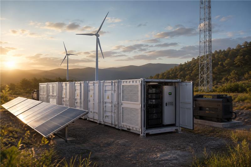 Solar-Wind-Diesel Microgrid