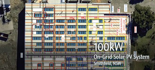 100kW Rooftop On-Grid Solar PV System